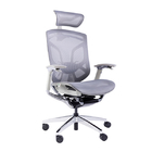 Comfortable Computer Home Office Chair Light Grey Mesh Height Adjustable Seats Ergonomic Office Chairs